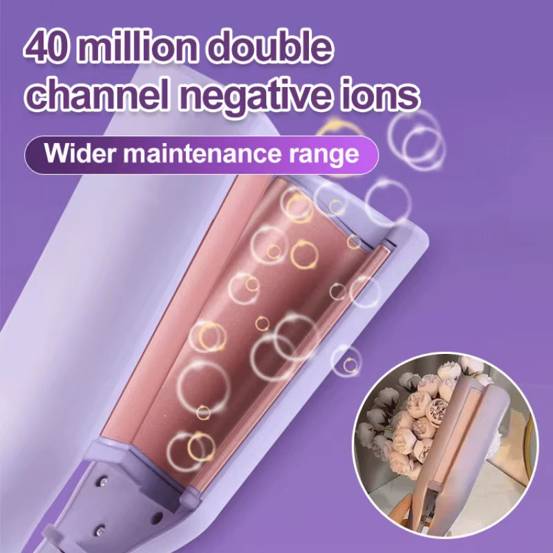 32Mm French Egg Roll Curling Iron Wavy Wool Curling Splint Negative Ion Water Ripple Large Curl
