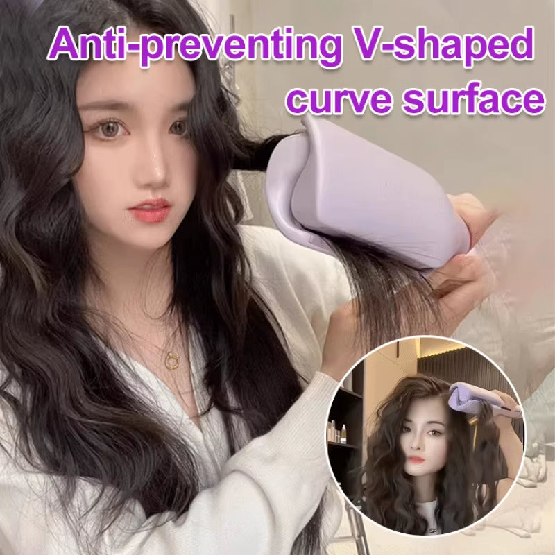 32Mm French Egg Roll Curling Iron Wavy Wool Curling Splint Negative Ion Water Ripple Large Curl